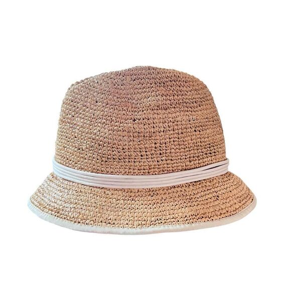 Coach Poppy Straw Raffia Fedora Hat - Picture 3 of 7